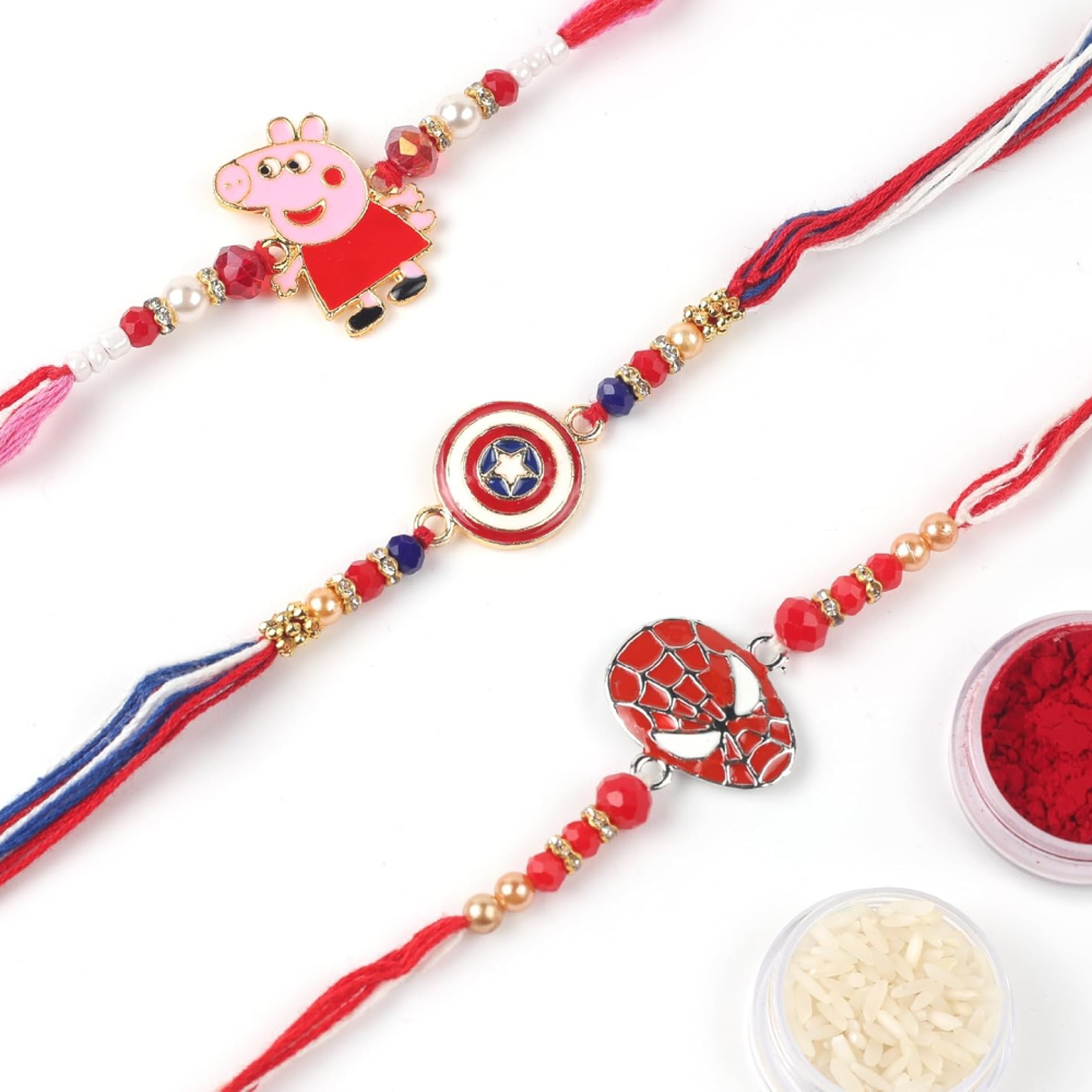 3 Rakhi Doos Per Pcs