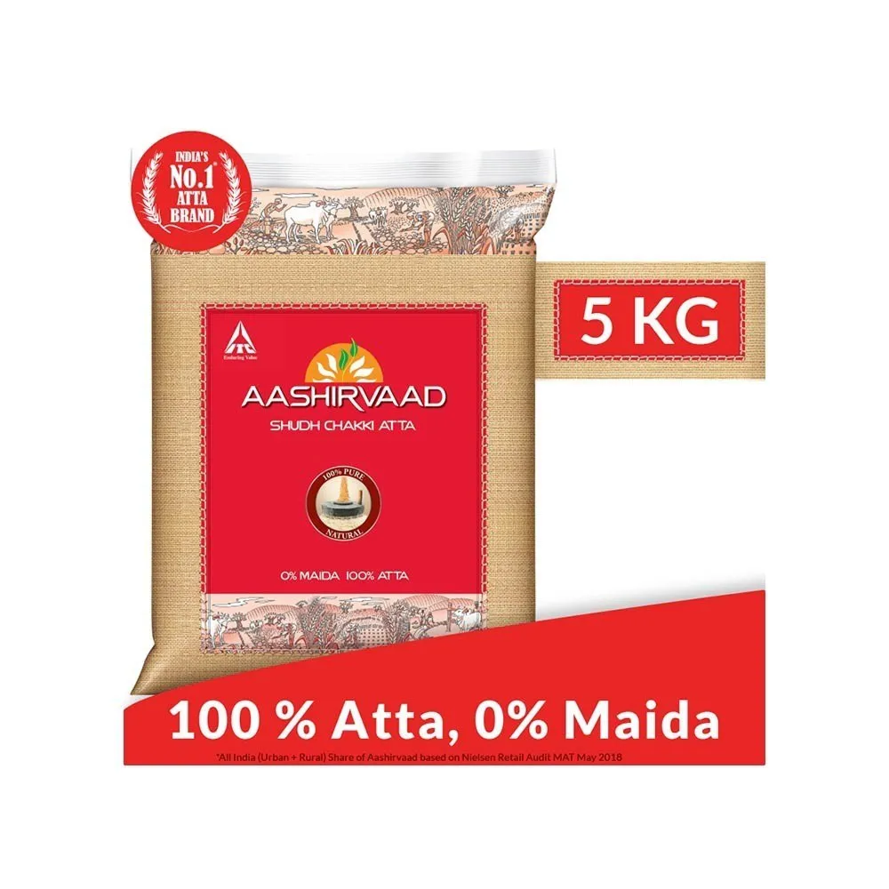 Aashirvaad Whole Wheat Atta 5kg